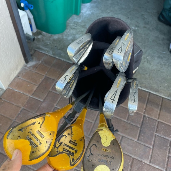 wilson 11 pc golf set Patty Berg edition in right hand , steel shafts - Picture 8 of 8